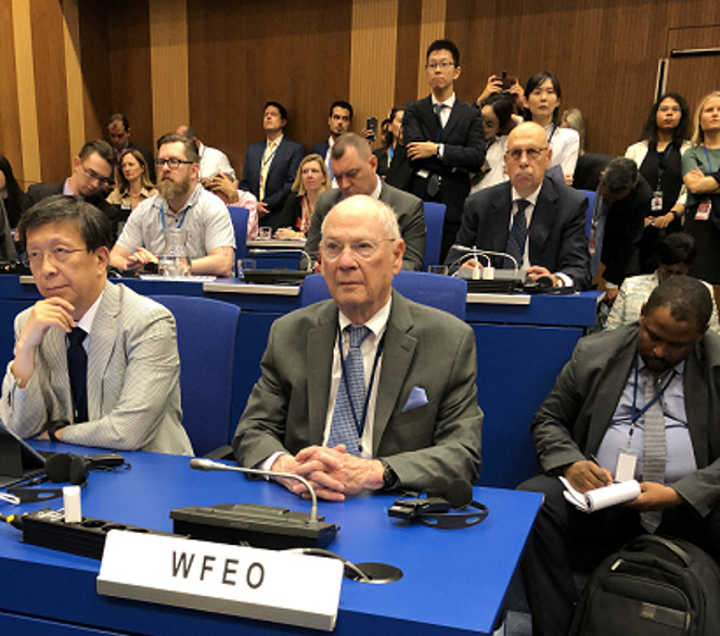 Reginald Vachon at the 63rd IAEA General Conference