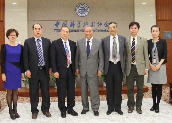 Marwan Abdelhamid attended meetings with the China Association for Science and Technology