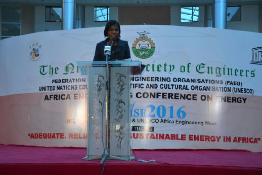 Dr. Enang Moma, representing Director, UNESCO Regional Office Abuja