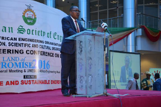 Engr. Martin Manuhwa, representing WFEO President, Jorge Spitalnik
